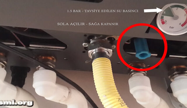 kombi basıncı düşmesi