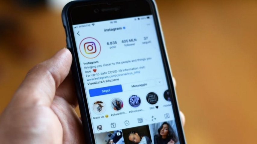 Instagram takipçi hilesi kullanan bir hesabın görünümü