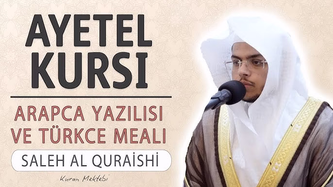 Ayetel Kürsi'nin Arapça ve Türkçe okunuşu ile anlamı